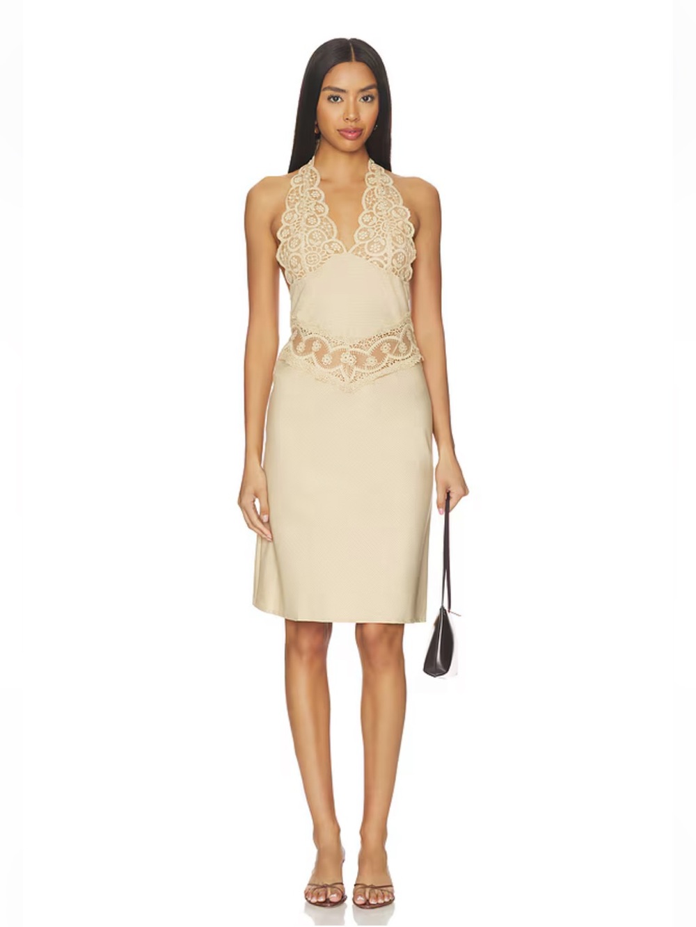 Lioness Solana Lace Midi Dress size Small - Picture 11 of 16